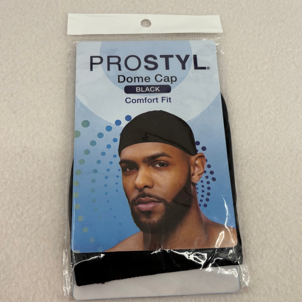 Prostyl Dome Cap Black Comfort Fit Breathable Stretch Hair Wig Liner Cap
